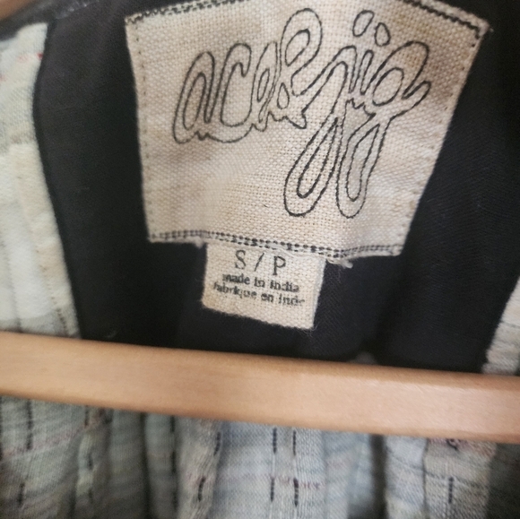 Ace & jig mini shift dress navy double cloth organic cotton size sm earthy - Picture 7 of 9